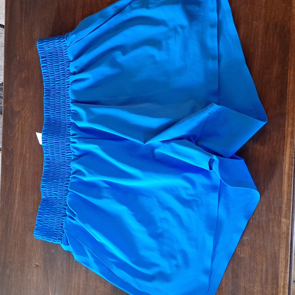 Nwot zyia active xl women's blue shorts with liner